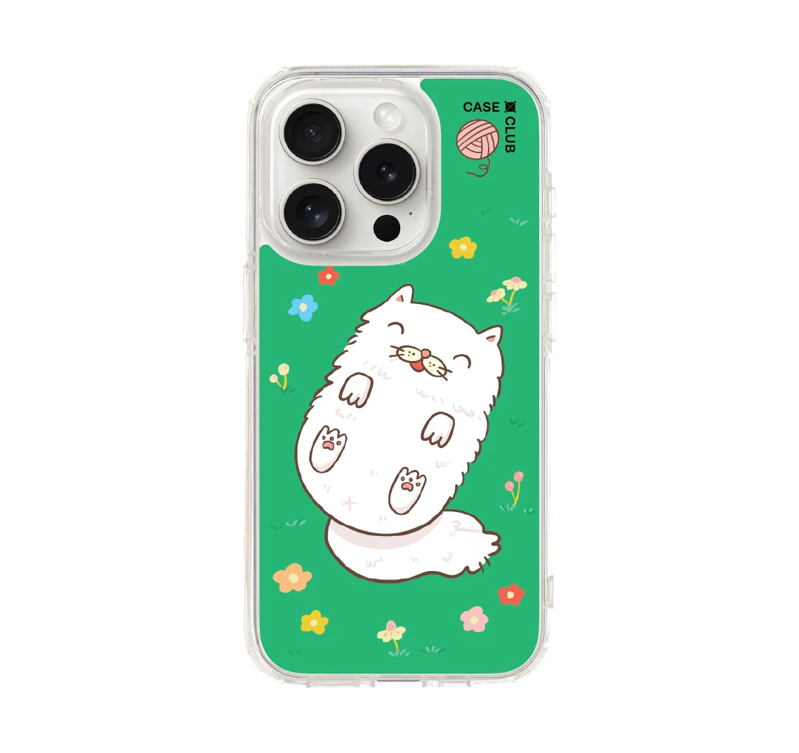 persian cat in the garden